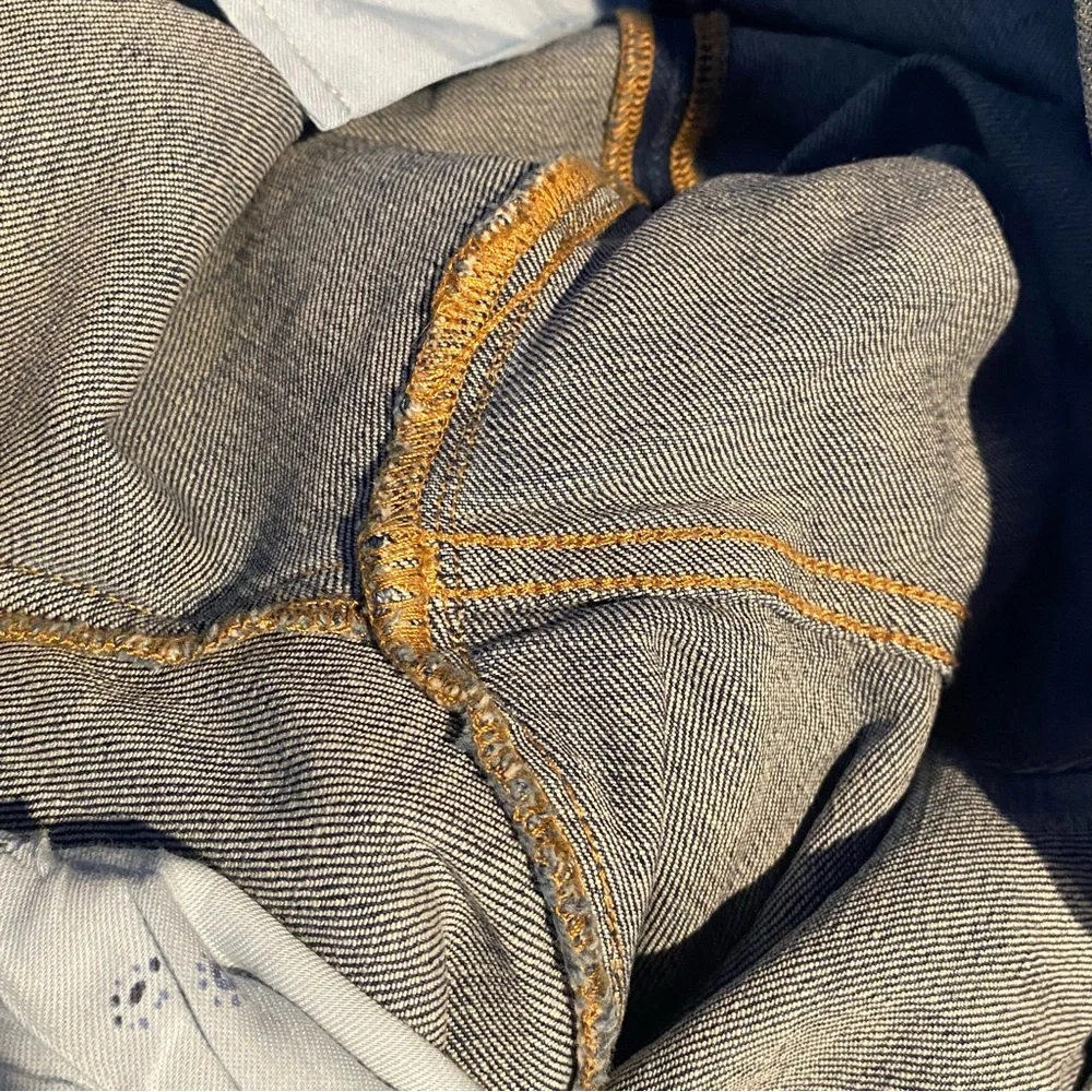 Anthropologie Pilcro Demilune Boot Coated Jeans 20W - Picture 11 of 13